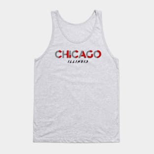 Chicago Illinois Stylized Tank Top